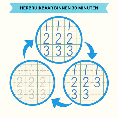 (done) Calligraphy Practice Book Set for Kids | Montessori Preschool Workbook