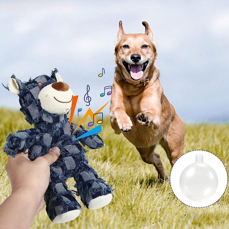 Indestructible Robust Bear –Durable Plush Toy for Aggressive Chewers