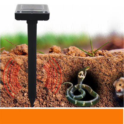 Solar-Operated Snake and Pest Repeller, Ultrasonic Technology