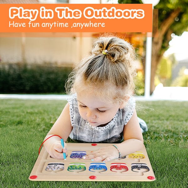 Interactive Magnetic Color and Number Activity, Educational Fun