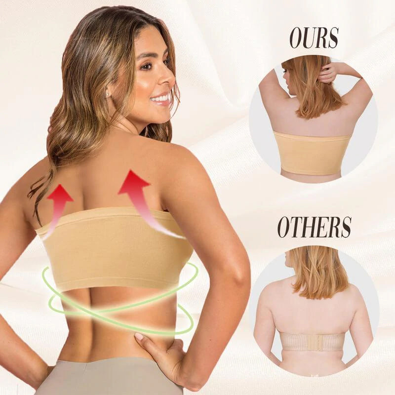 Wireless Strapless Bra  Stretch Fit