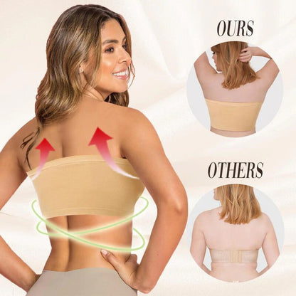 Wireless Strapless Bra  Stretch Fit