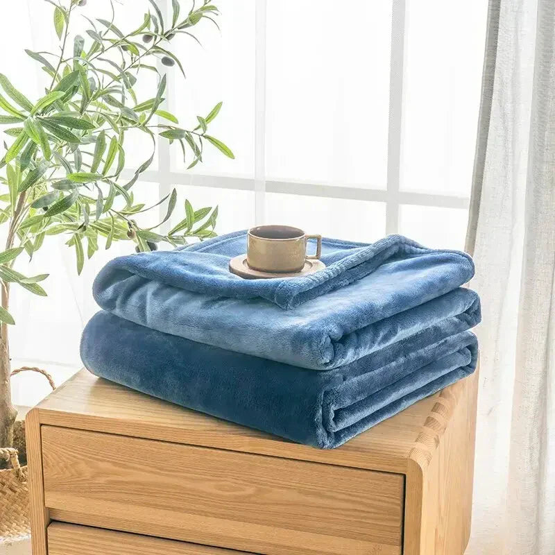Snug Flannel Throw, Warm and Plush