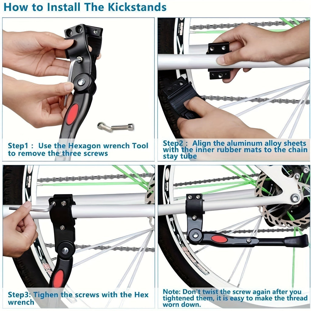 Adjustable Sturdy Bike Kickstand Durable