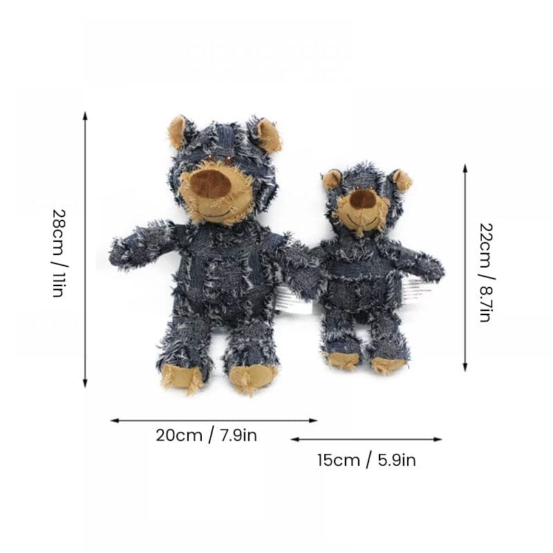 Indestructible Robust Bear –Durable Plush Toy for Aggressive Chewers