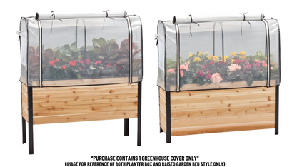 Greenhouse Cover for Planters 24" Tall Protective Frame Set