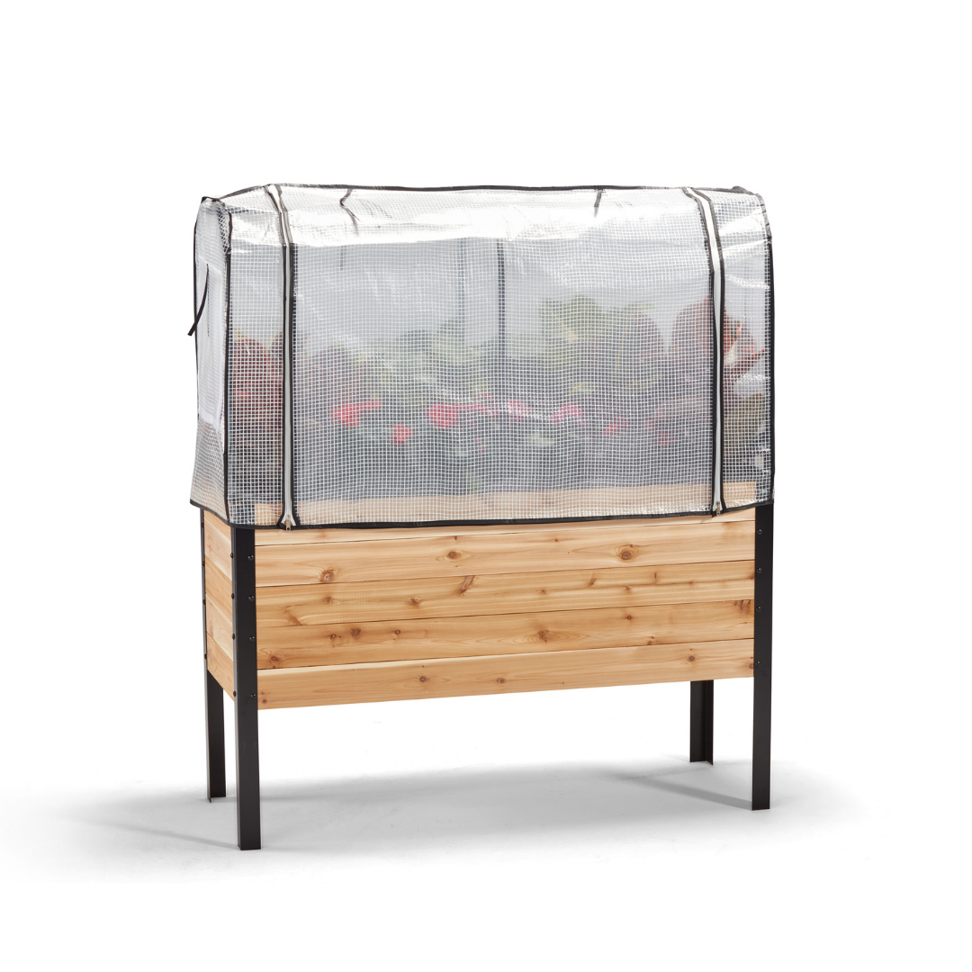 Greenhouse Cover for Planters 24" Tall Protective Frame Set