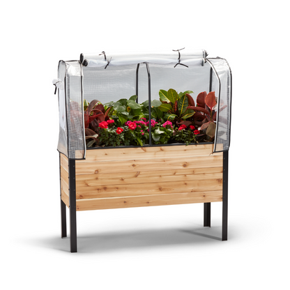 Greenhouse Cover for Planters 24" Tall Protective Frame Set