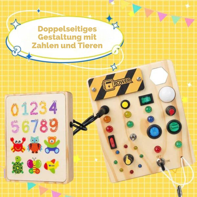 Interactive Montessori Board With LED Sensory Lights