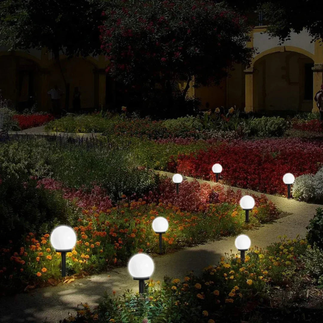 Bright 3-Piece Solar Light Set, Weatherproof Garden Illumination