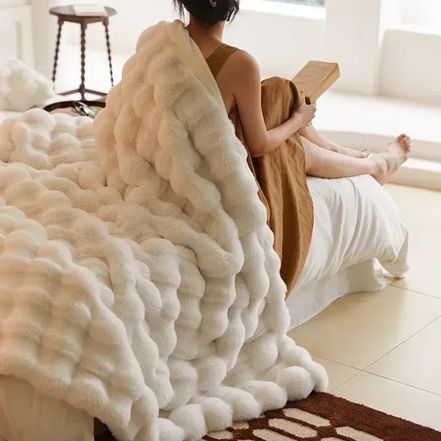Plush Throw Blanket, Snuggly Warm