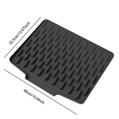 Heat-Resistant Drip Mat, Angled and Non-Slip