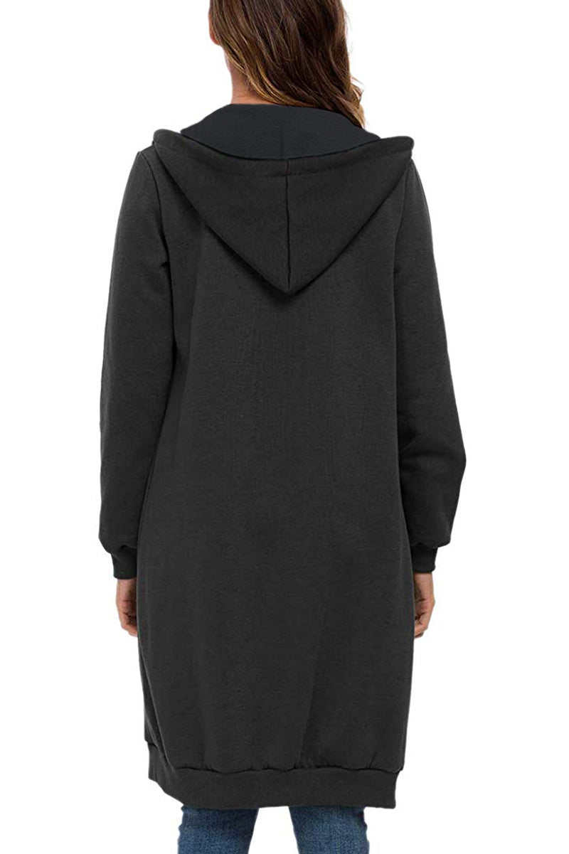 Women's Oversized Zip-Up Hoodie | Long Fit