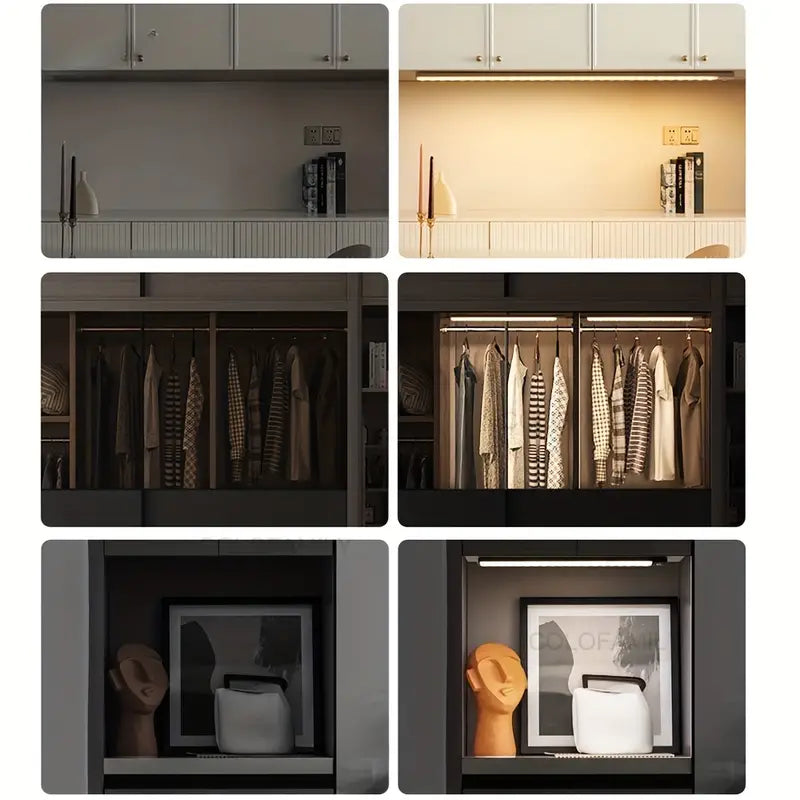Motion-Sensing LED Light Strips, Versatile Illumination