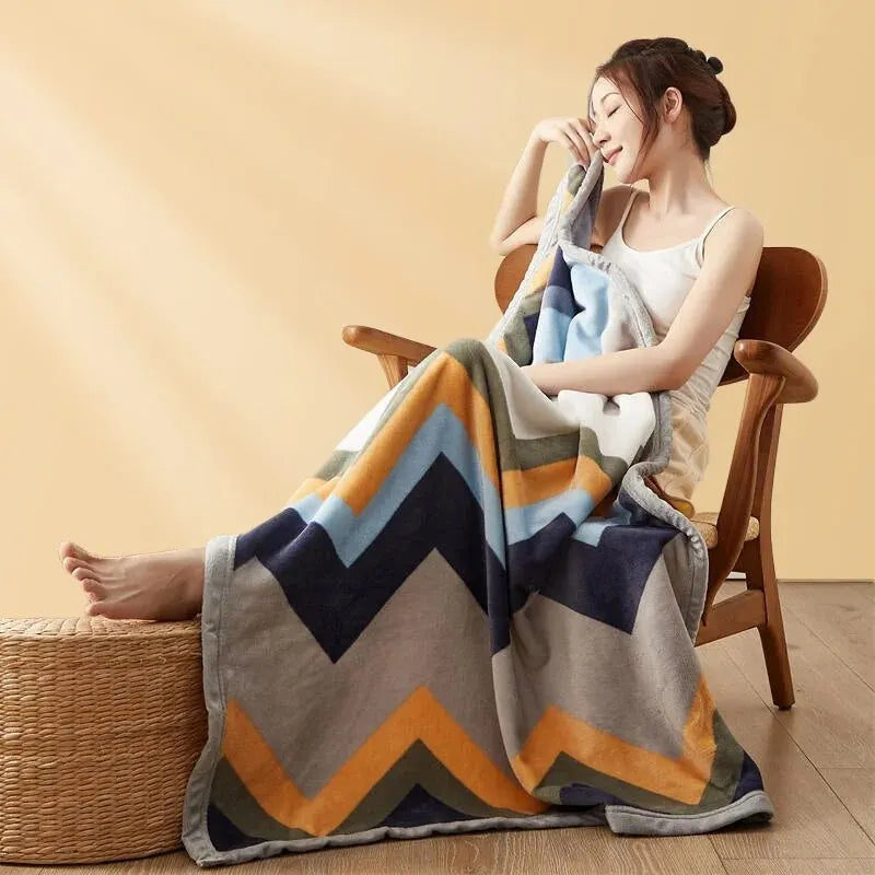 Snug Flannel Throw, Warm and Plush