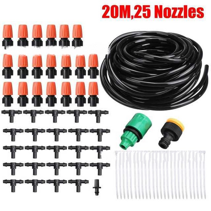 Automated Irrigation System, Drip Watering for Garden Plants