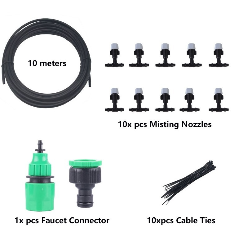 Cooling Mist System, Outdoor Temperature Regulation