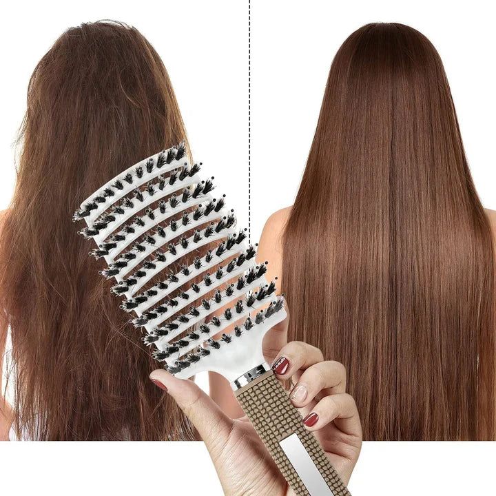 Tangle-Free Hair Brush, Effortless Detangling
