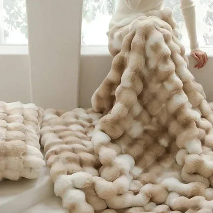 Plush Throw Blanket, Snuggly Warm