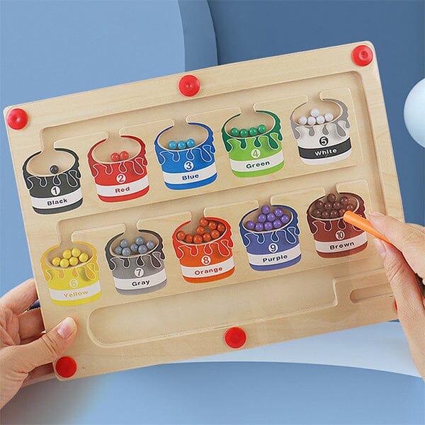 Interactive Magnetic Color and Number Activity, Educational Fun