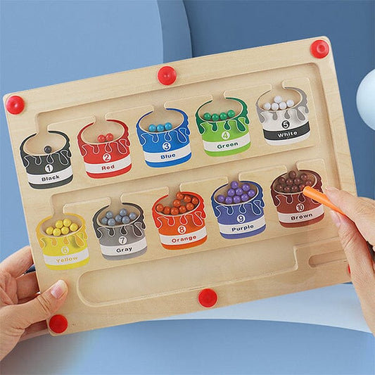 Interactive Magnetic Color and Number Activity, Educational Fun