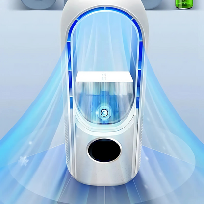 Bladeless USB Air Cooler | Quiet with Timer