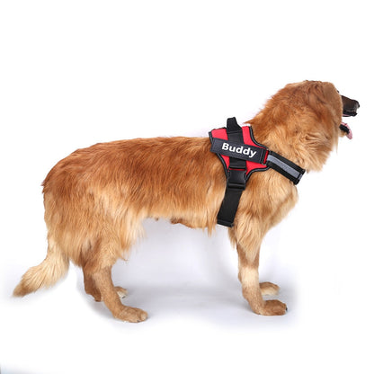 Personalized No-Pull Dog Harness  Waterproof, Reflective & Customizable