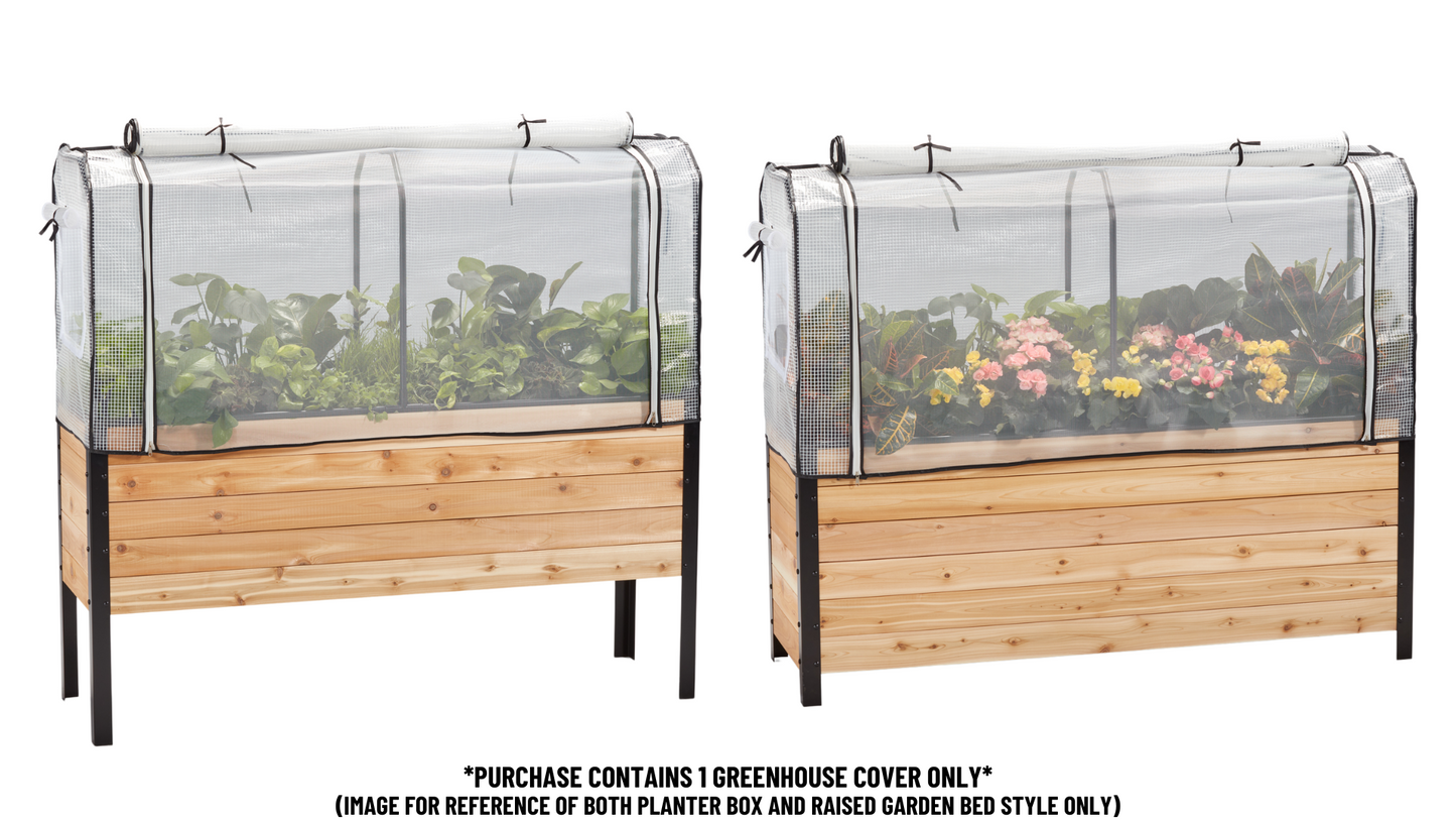 Greenhouse Cover for Planters 24" Tall Protective Frame Set