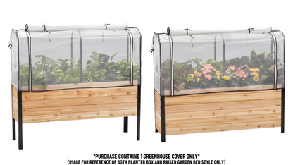 Greenhouse Cover for Planters 24" Tall Protective Frame Set