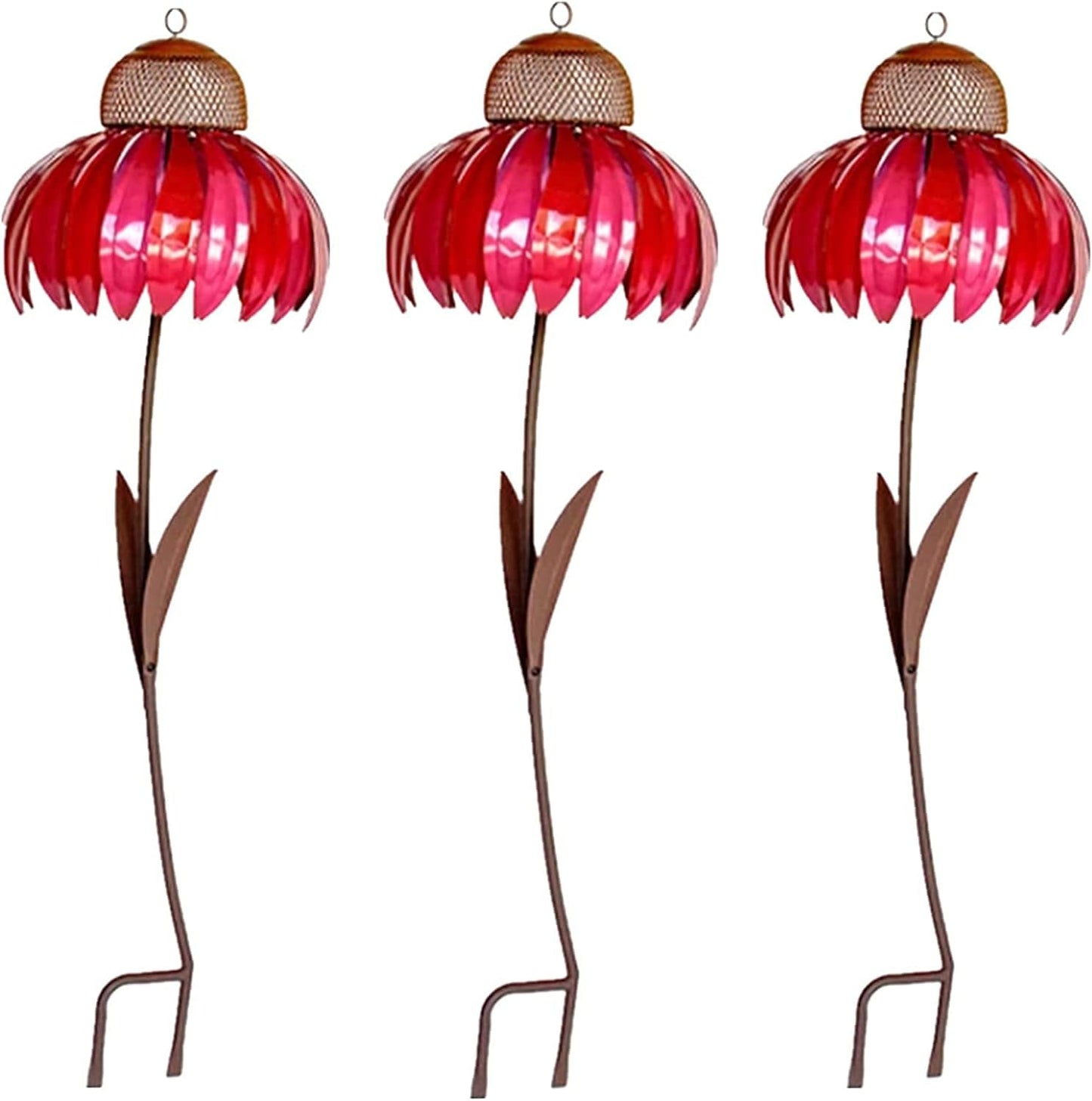 Decorative Bird Feeder Station, Floral Style