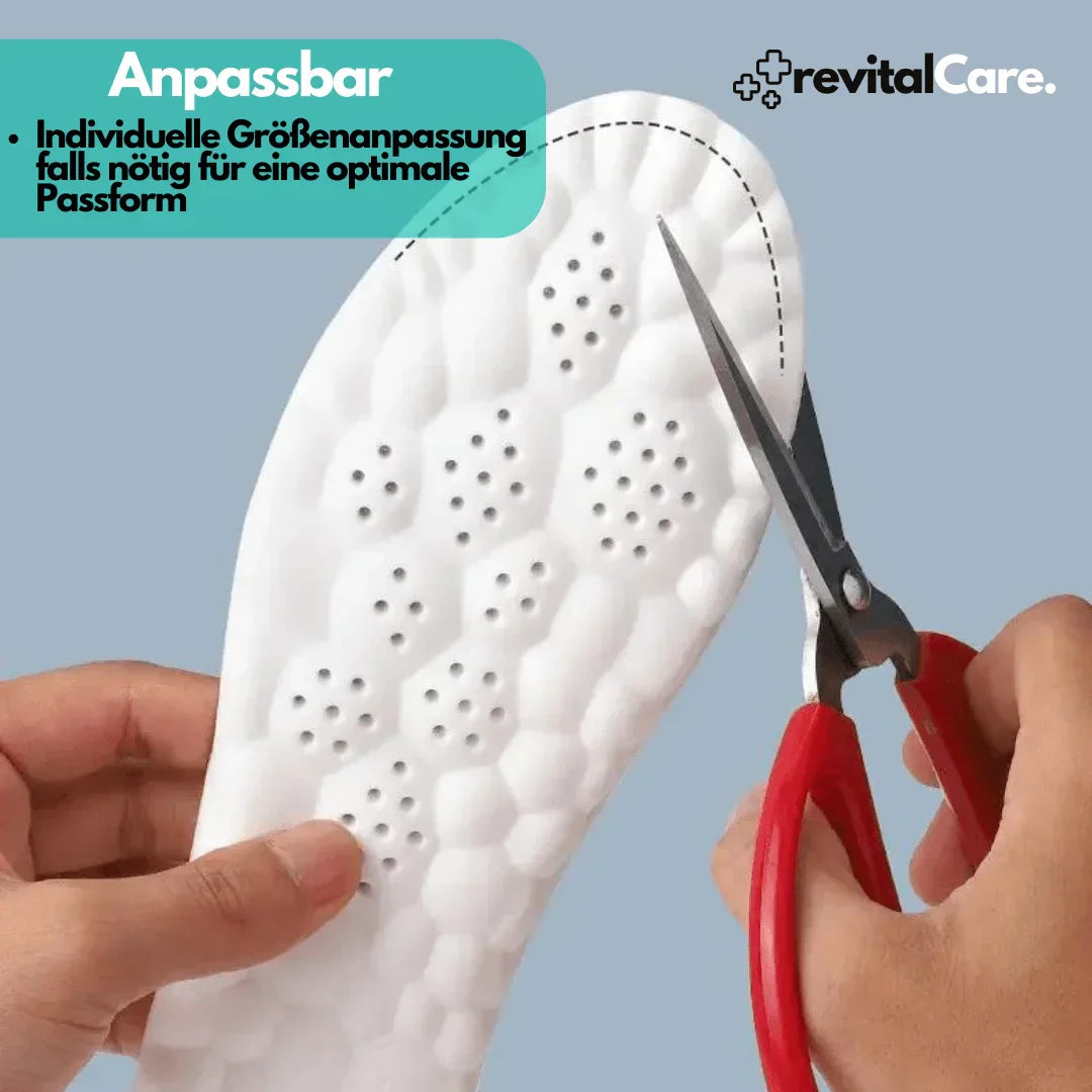 Supportive 4D Insoles, Adaptive Comfort