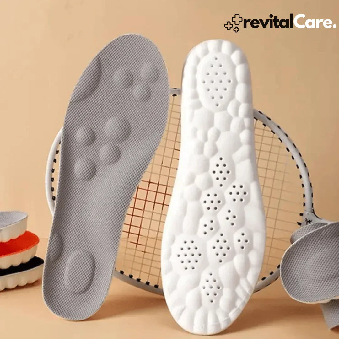 Supportive 4D Insoles, Adaptive Comfort