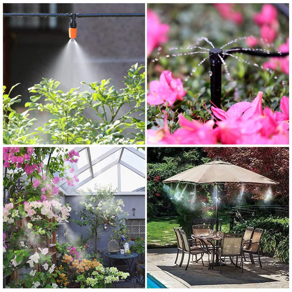 Automated Irrigation System, Drip Watering for Garden Plants