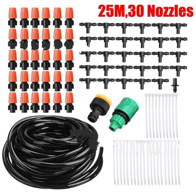 Automated Irrigation System, Drip Watering for Garden Plants