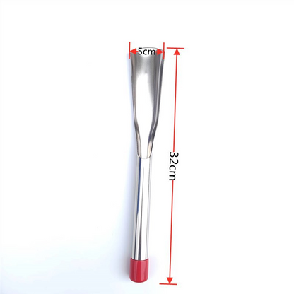 Sturdy Stainless Steel Weeder, Ergonomic Wooden Handles