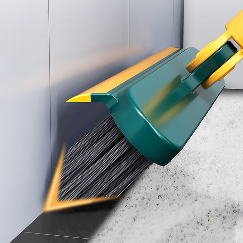 2-in-1 Floor Scrub Brush  V-Shaped Bristles & Rotating Head