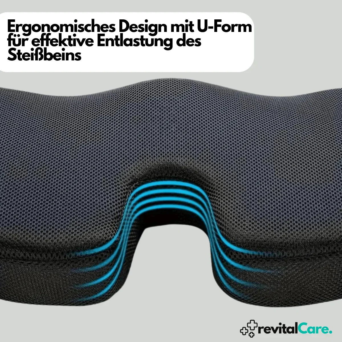 Supportive 4D Seat Cushion, Orthopedic Design