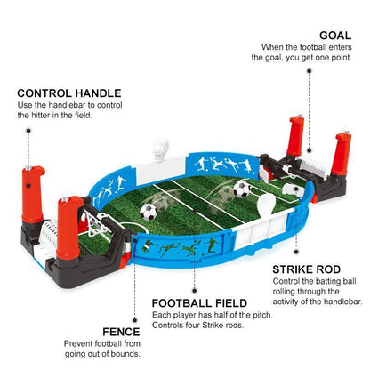 Compact Tabletop Soccer Game, Fun Entertainment