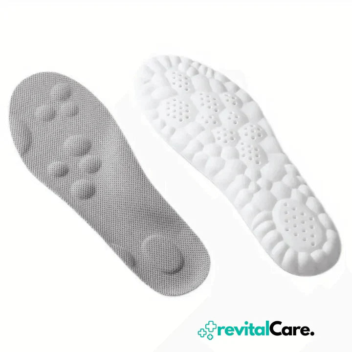 Supportive 4D Insoles, Adaptive Comfort
