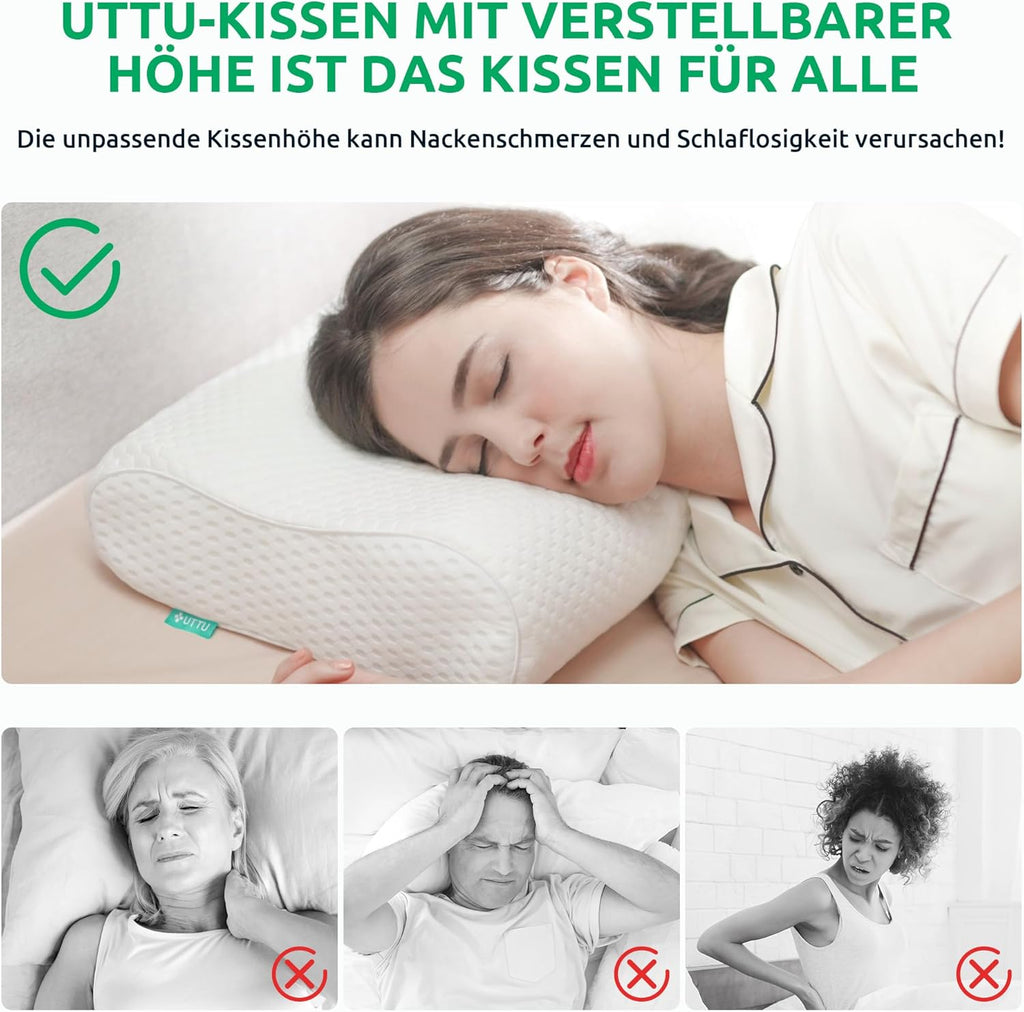 Supportive Neck Pillow, Orthopedic Design