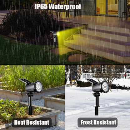 Brightness-Enhanced Solar Spotlight, Garden Illumination
