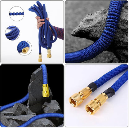 Flexible High-Pressure Garden Hose, Telescopic Design