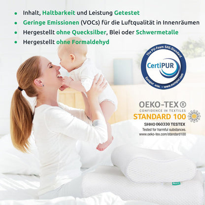 Supportive Neck Pillow, Orthopedic Design