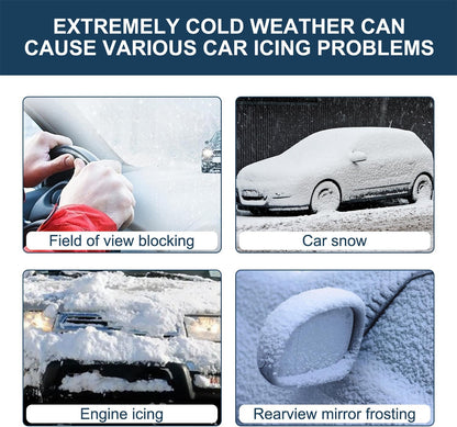 Car Windshield Anti-Freezing Device USB & Solar Powered