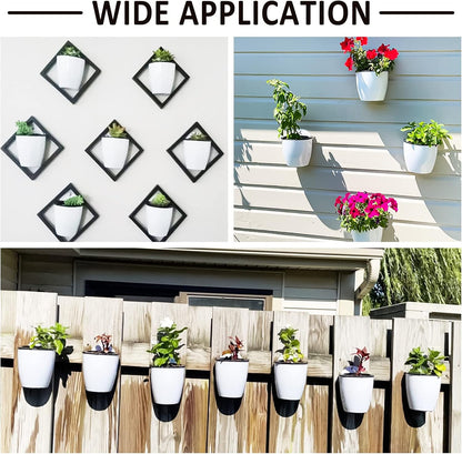 Modern Self-Watering Hanging Planter, Wall-Mounted Design