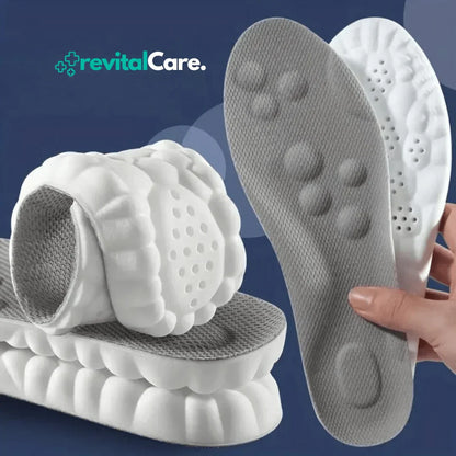 Supportive 4D Insoles, Adaptive Comfort