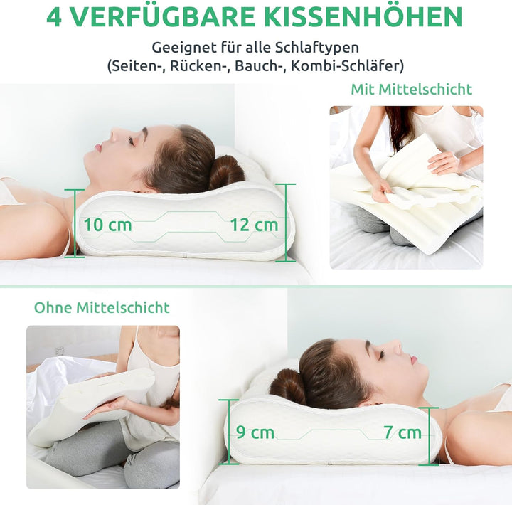 Supportive Neck Pillow, Orthopedic Design
