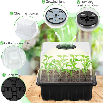 Plant Growth Starter Kit, Complete with Lighting