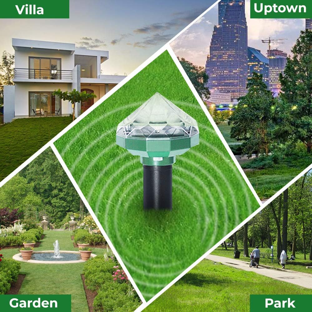 Solar-Operated Animal Deterrent, Eco-Conscious Defense Against Rodents