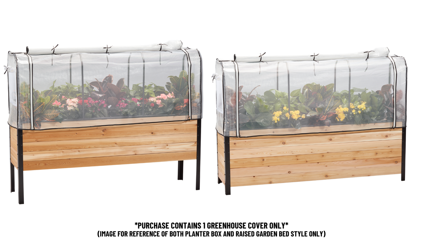 Greenhouse Cover for Planters 24" Tall Protective Frame Set